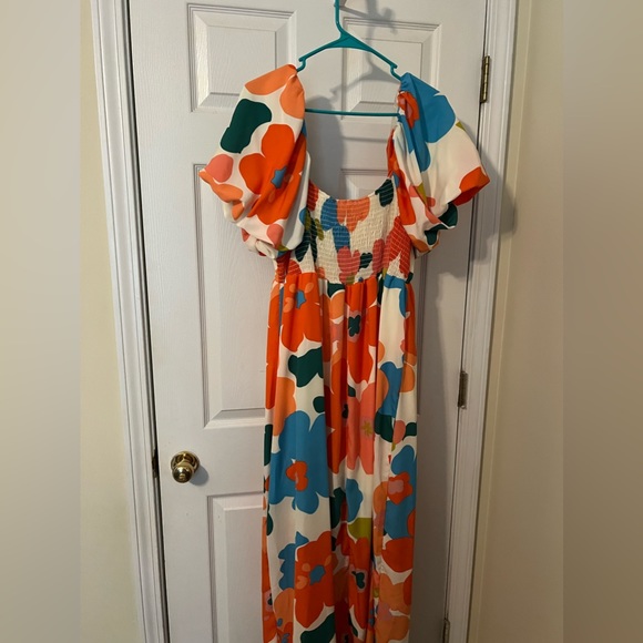 Floral maxi dress - size 3XL - Picture 5 of 6